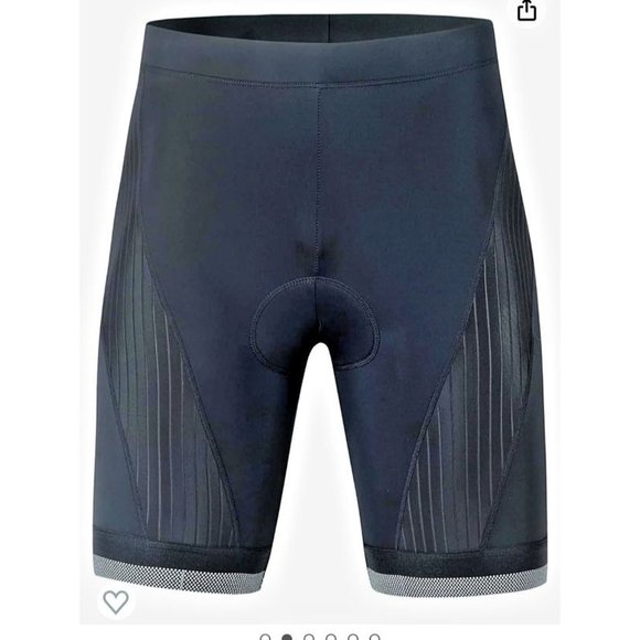 Beroy Mens Cycling Shorts Size XL- Black - Picture 1 of 6